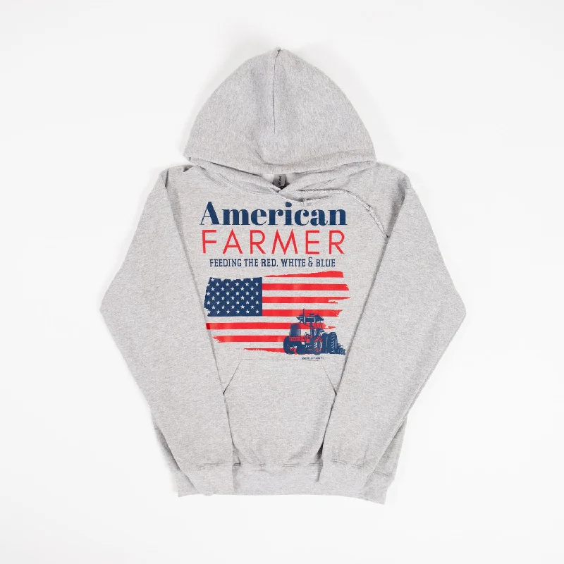 ‘American Farmer’ Grey Hoodie