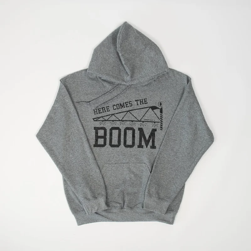 'Here Comes the Boom' Grey Hoodie