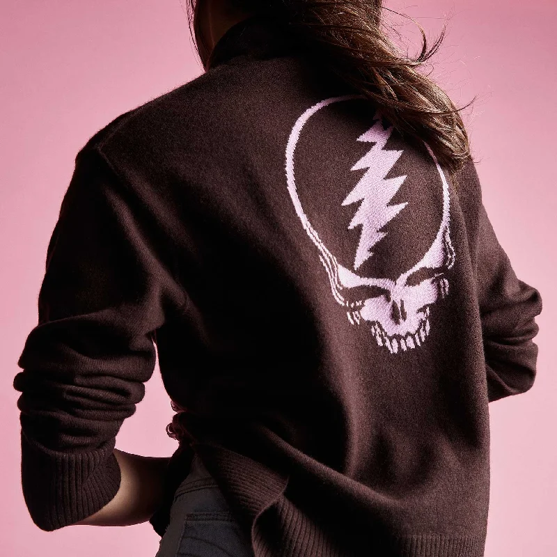 Grateful Dead Pullover Hoodie - Black Cherry