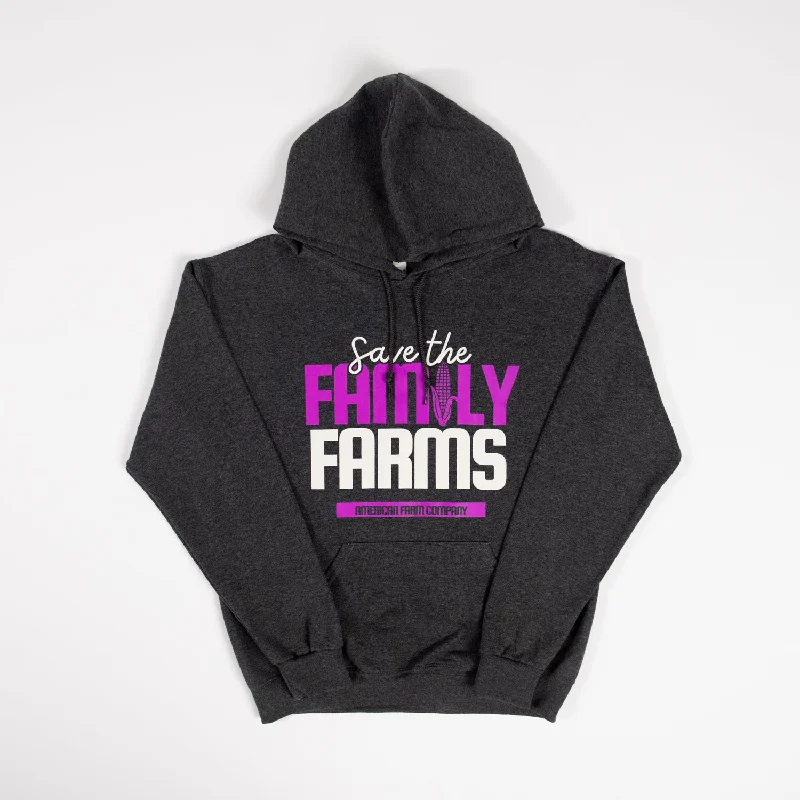 ‘Save the Family Farms’ Charcoal Hoodie