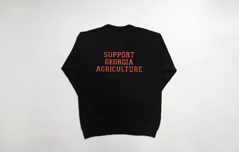 State Agriculture Black Crewneck (Georgia)