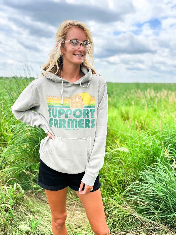 ‘Support Farmers’ Autumn Hoodie