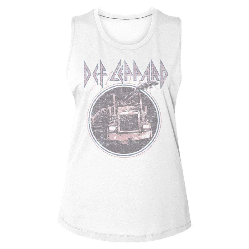 Pinktruckblue Womens Tank