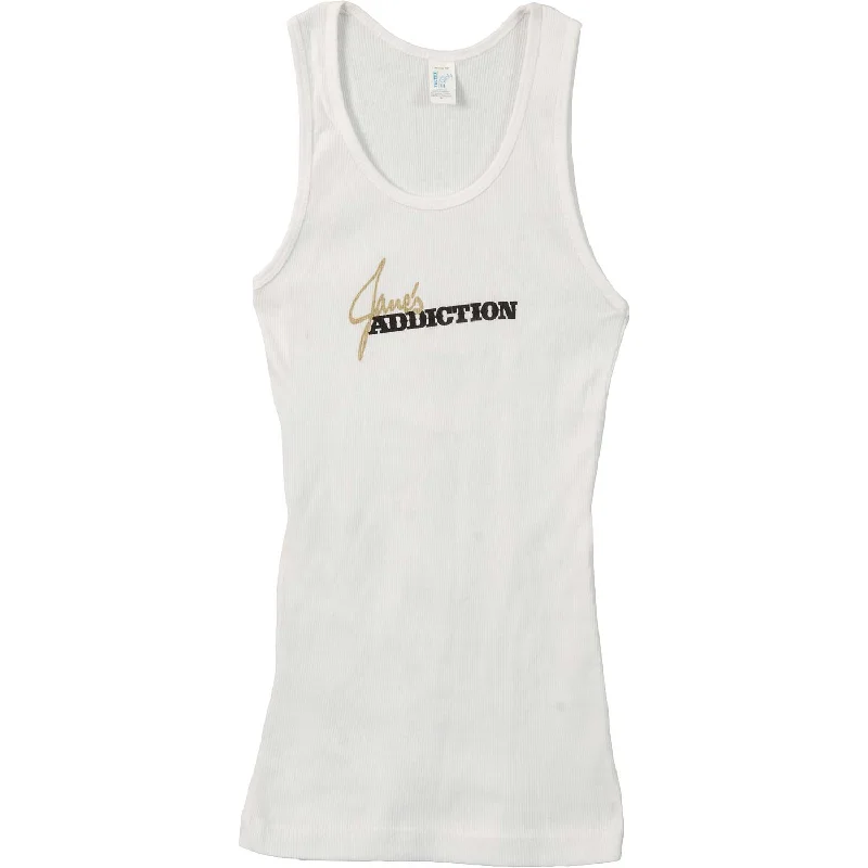 Classic Logo White Junior Tank Top Womens Tank