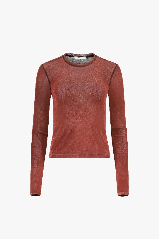 Brick Long Sleeve Top